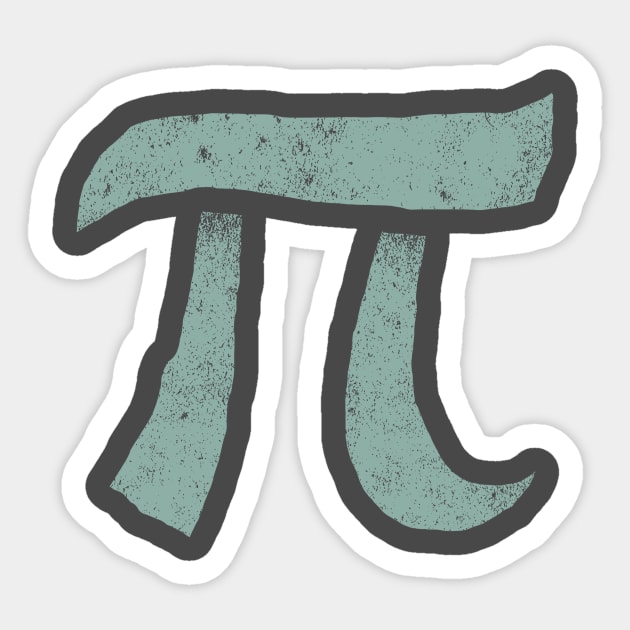 Old Pi Sticker by kg07_shirts